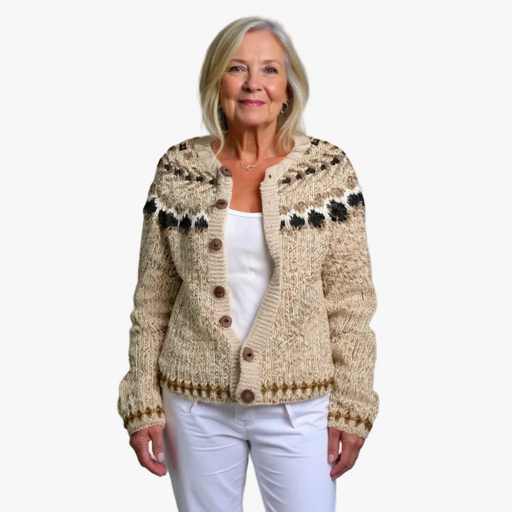 AUBREE | CARDIGAN VINTAGE ISLANDAIS