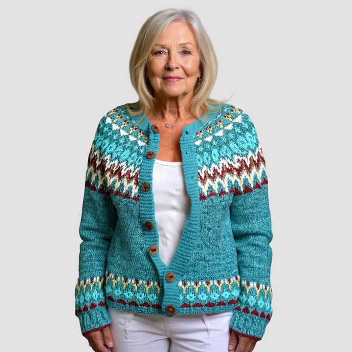 SERENITY | CARDIGAN VINTAGE ISLANDAIS