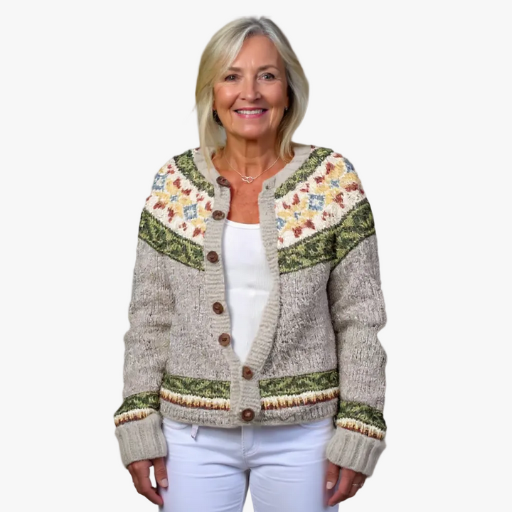AUTUMN | CARDIGAN VINTAGE ISLANDAIS