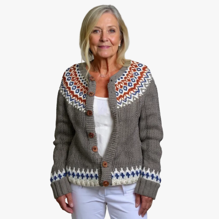 GABRIELLA | CARDIGAN VINTAGE ISLANDAIS