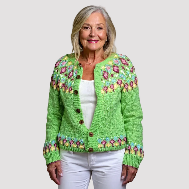 RUBIE | CARDIGAN VINTAGE ISLANDAIS