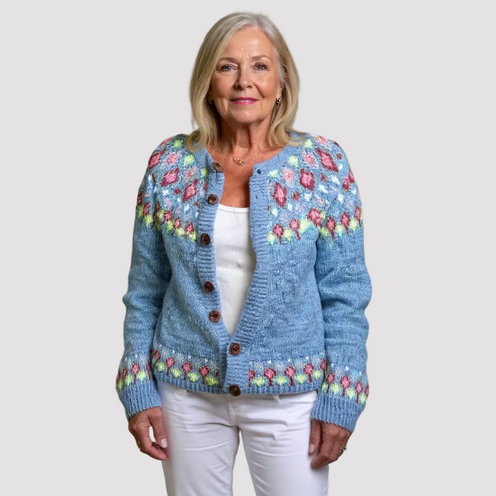 QUINNIE | CARDIGAN VINTAGE ISLANDAIS