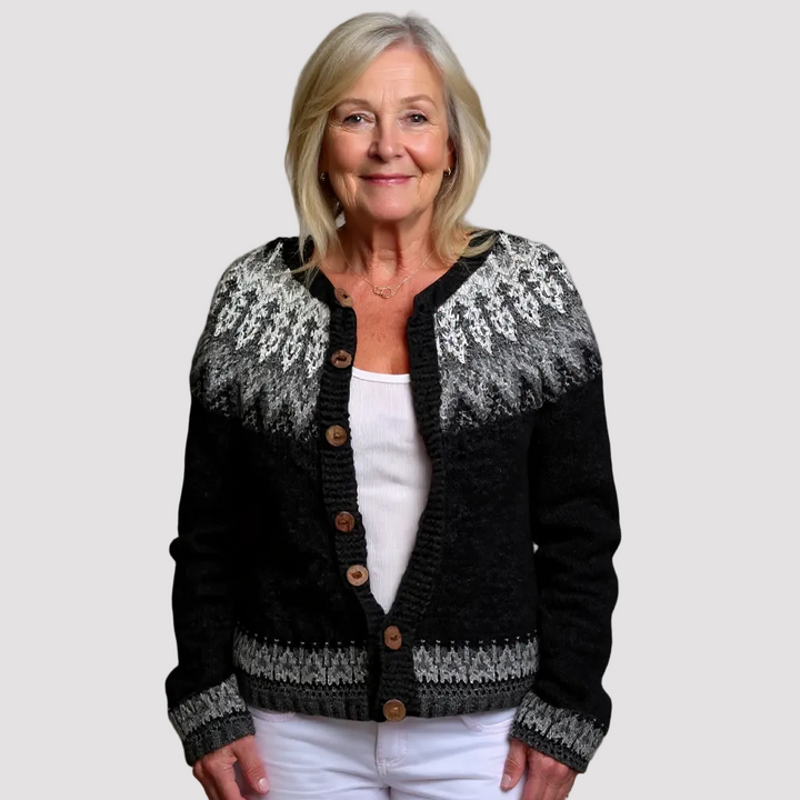 NEVAEH | CARDIGAN VINTAGE ISLANDAIS