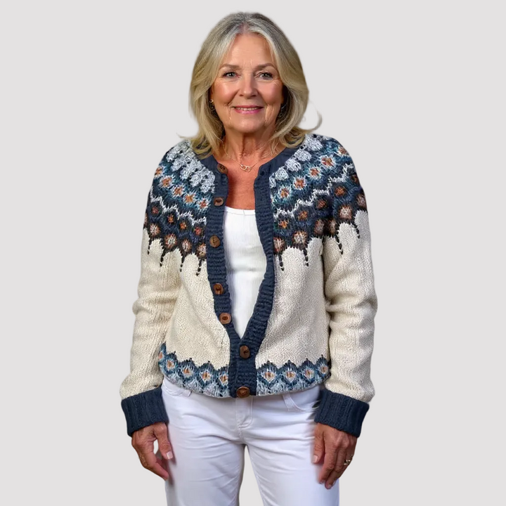 KYLIE | CARDIGAN VINTAGE ISLANDAIS