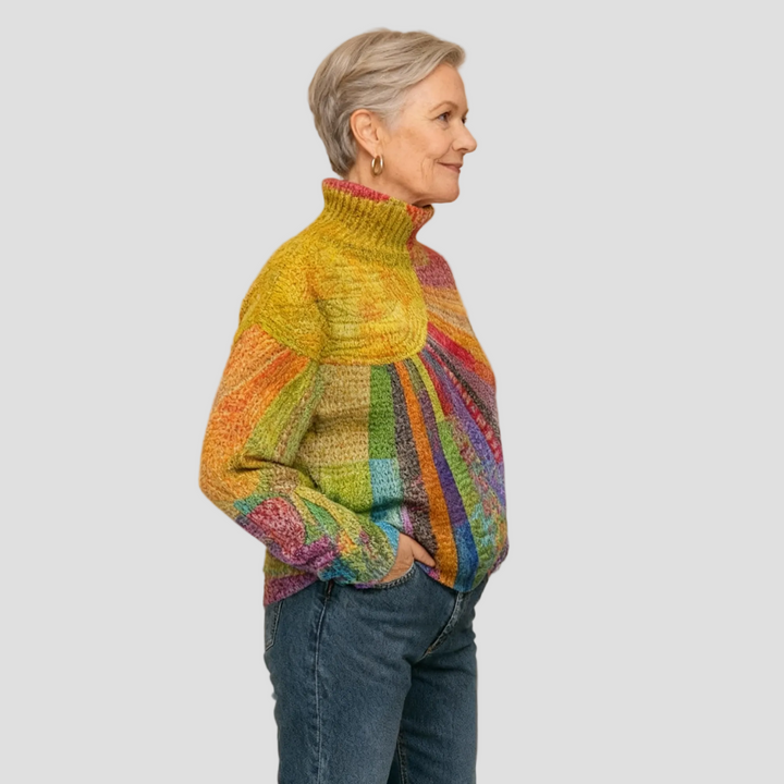 MARA | PULL COL MONTANT TRICOTÉ