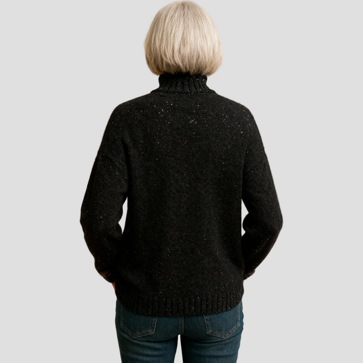 ELLA | PULL COL ROULÉ TRICOTÉ DE NOËL