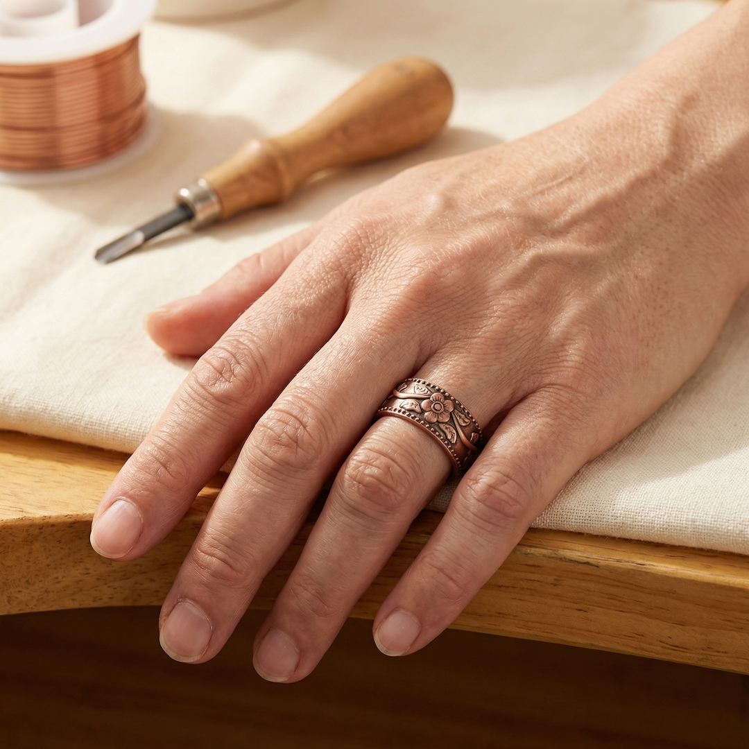 BAGUE EN CUIVRE CLASSIQUE