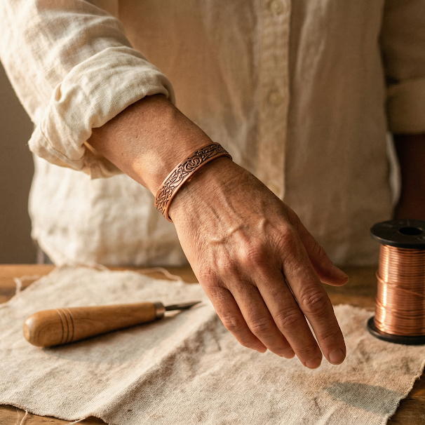 BRACELET EN CUIVRE MOSS