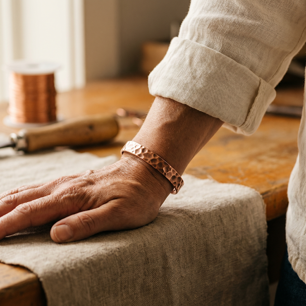 BRACELET EN CUIVRE FURROW