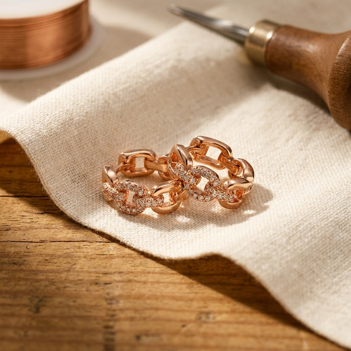 BOUCLES D’OREILLES EN CUIVRE TOR