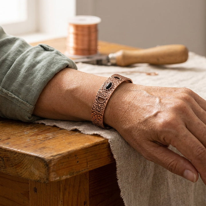 BRACELET EN CUIVRE BRUME