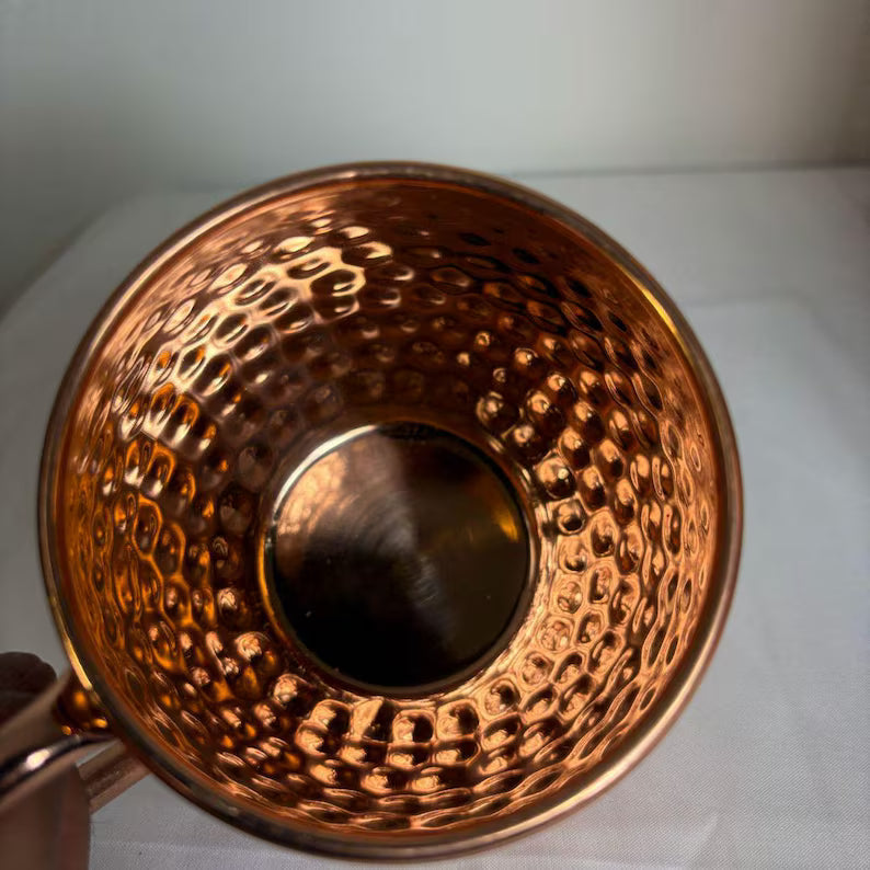 TASSE MARTELÉE EN CUIVRE 15OZ