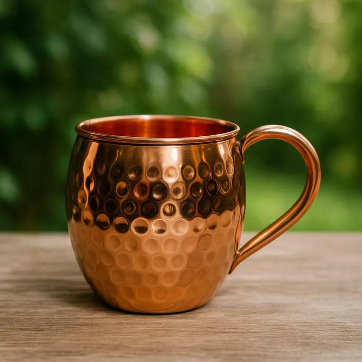 TASSE MARTELÉE EN CUIVRE 15OZ