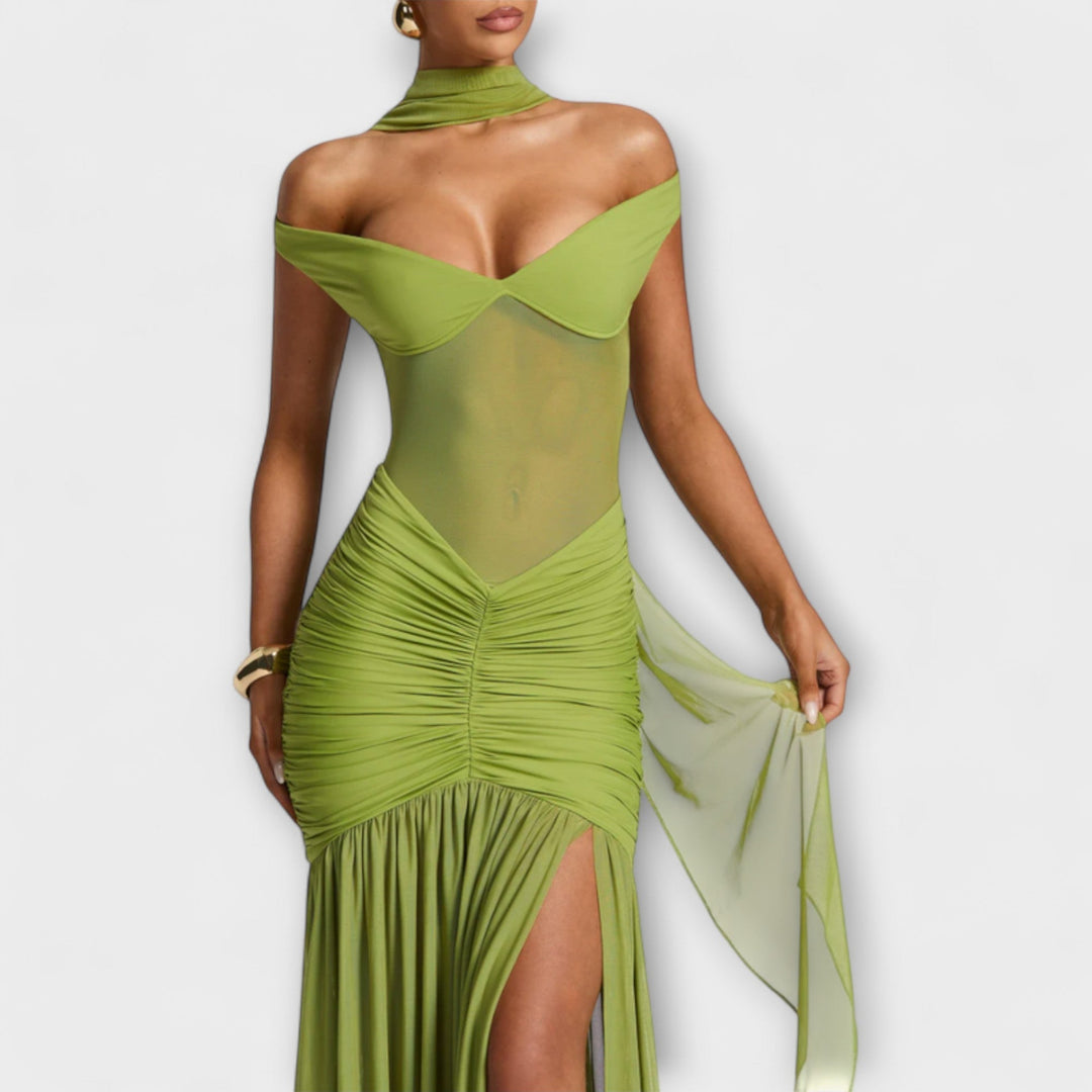 Therese | Robe fendue à l'effet wow