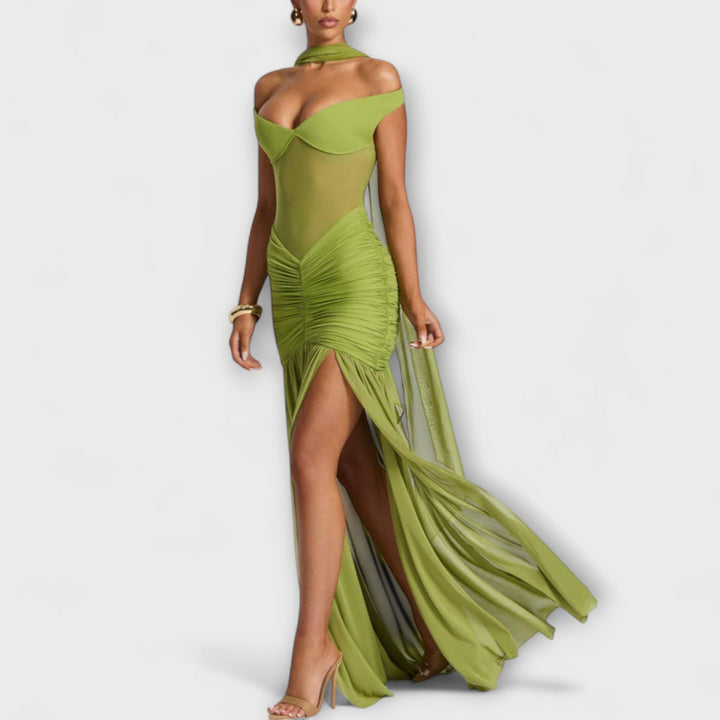 Therese | Robe fendue à l'effet wow