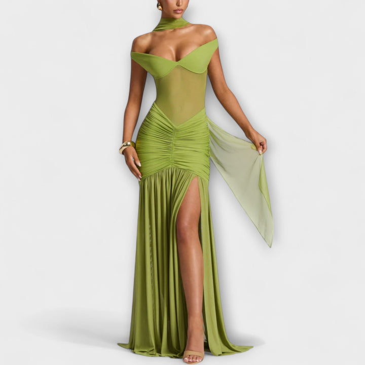 Therese | Robe fendue à l'effet wow
