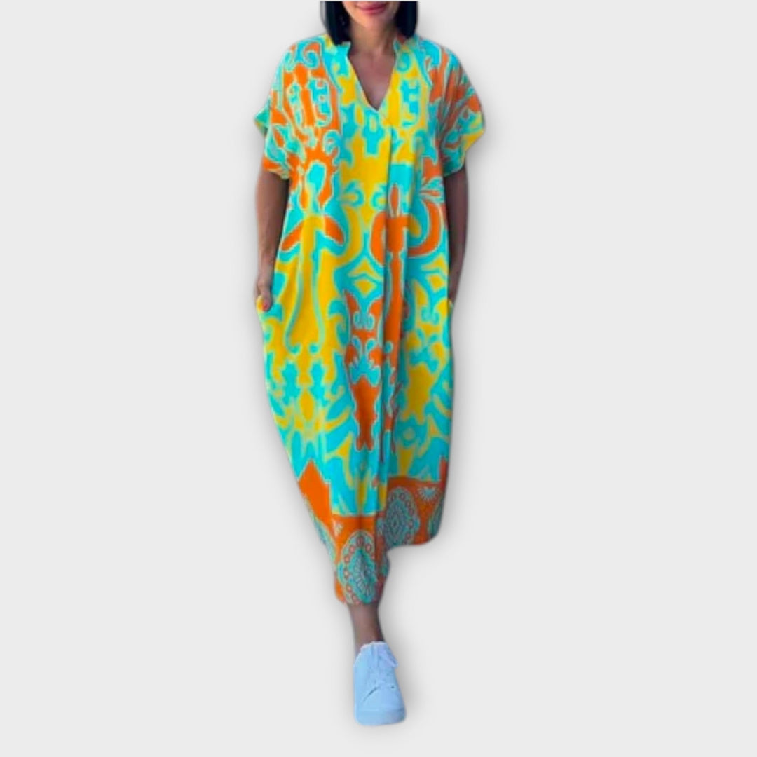 Elena - Élégante robe fleurie
