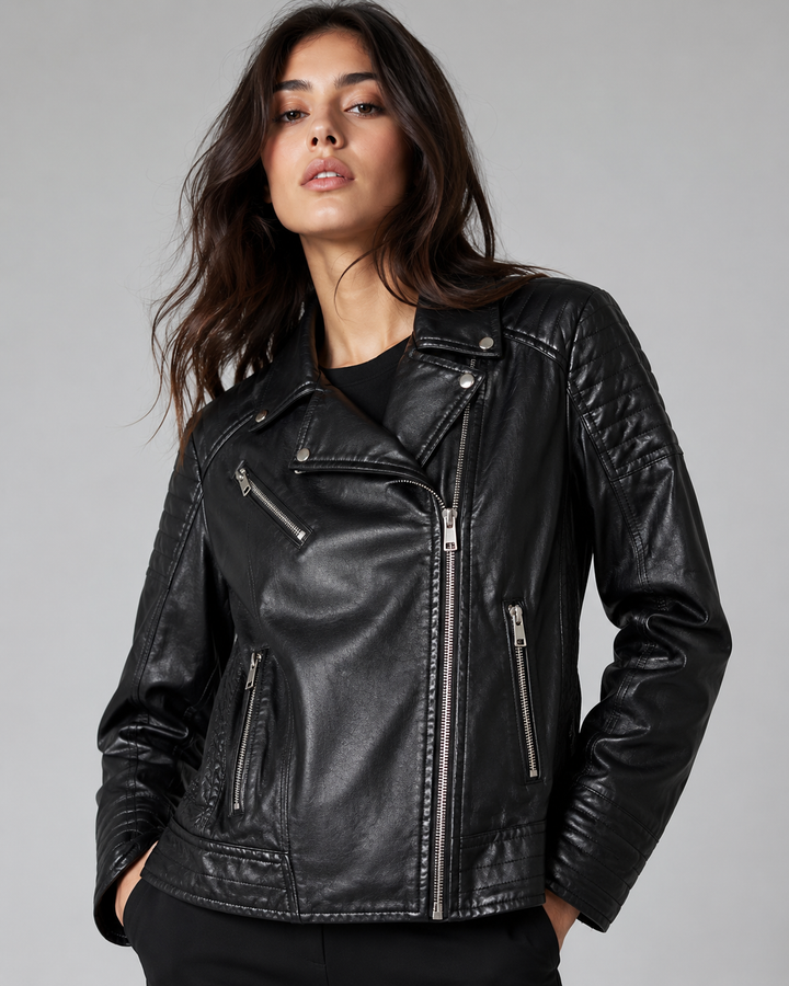 CAPUCINE | VESTE EN SIMILICUIR