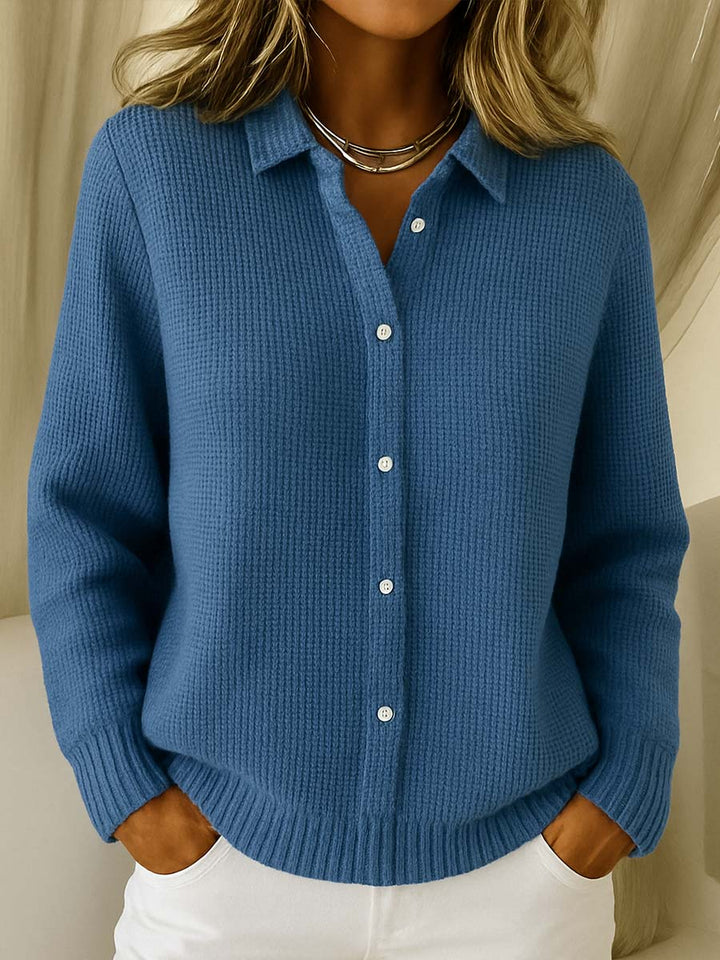 AMARI | CARDIGAN GAUFRÉ TRICOTÉ CLASSIQUE
