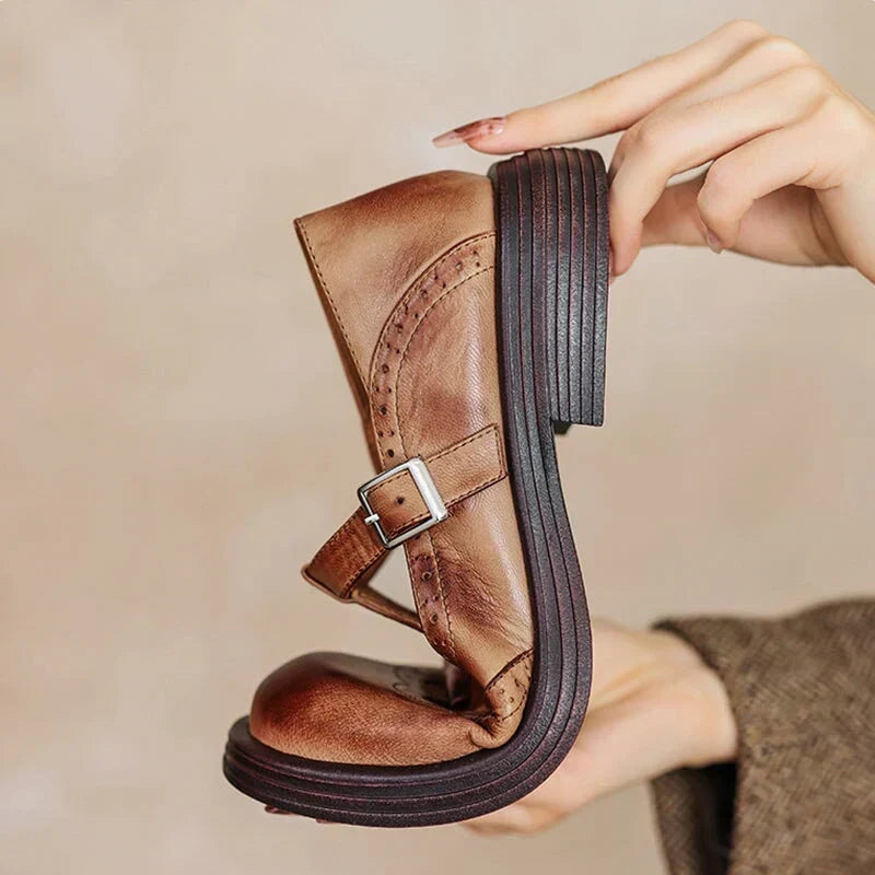 ALEXIA | CHAUSSURES MARY JANE EN CUIR