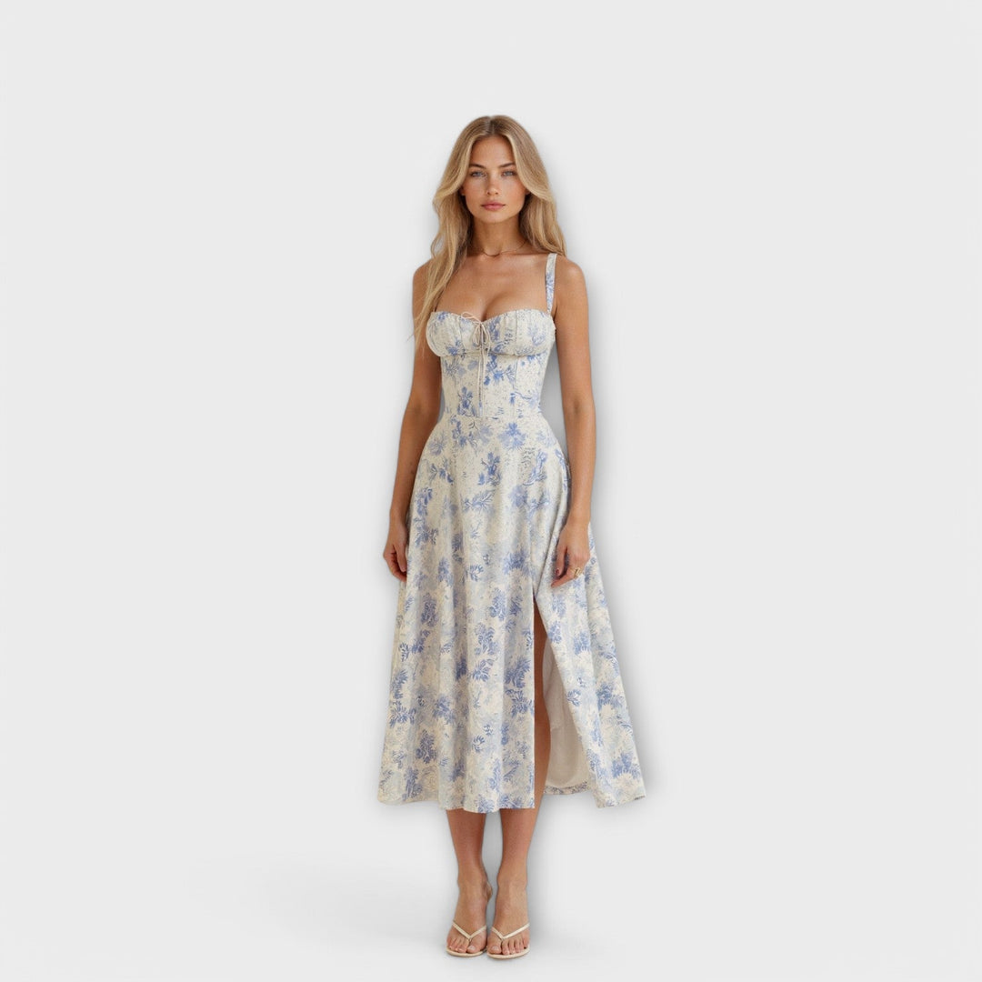 Kiana - Robe midi à corset
