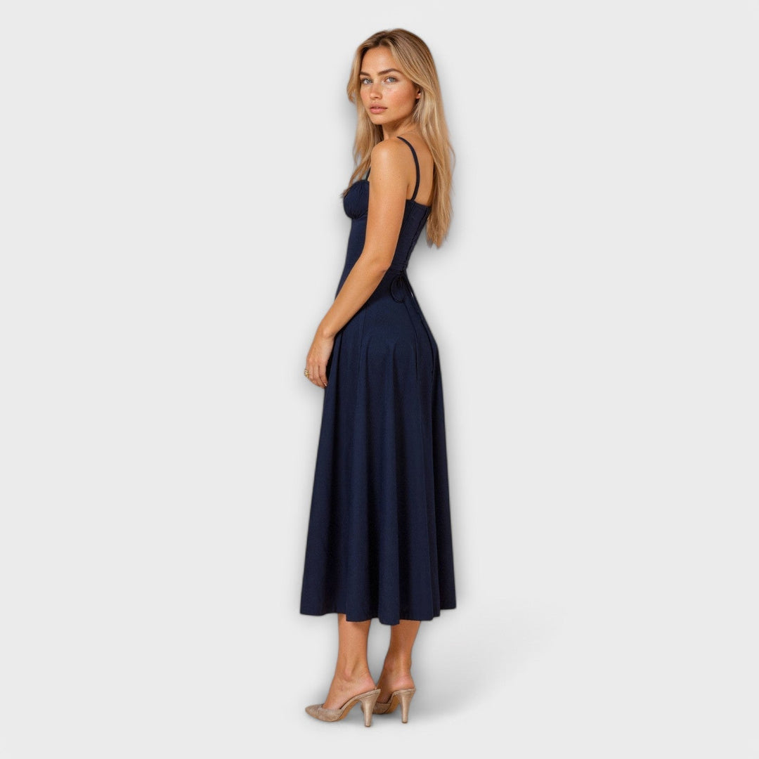 Kiana - Robe midi à corset