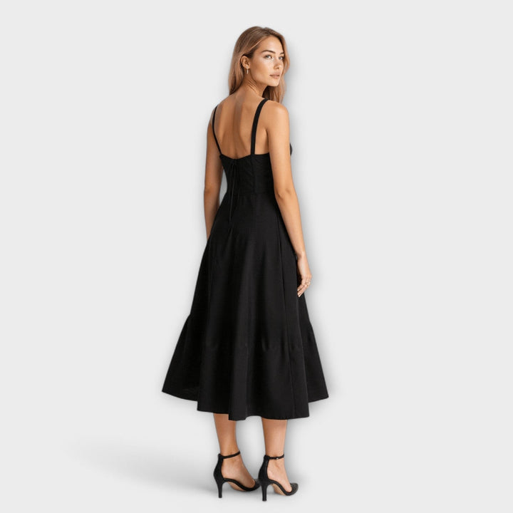 Kiana - Robe midi à corset