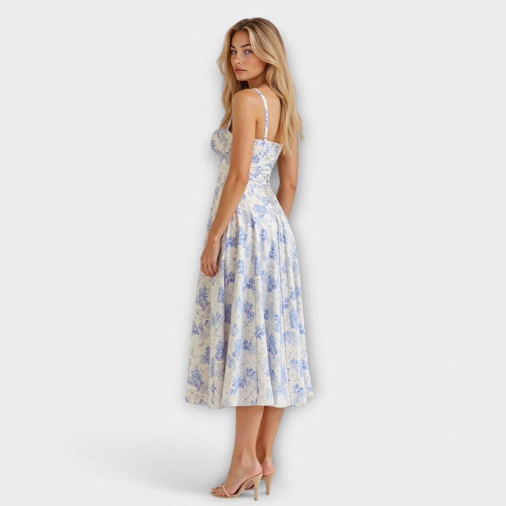 Kiana - Robe midi à corset