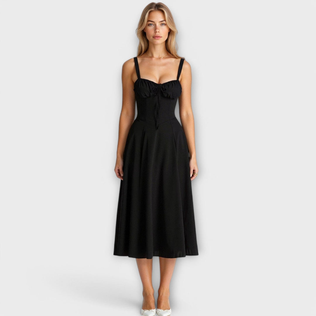 Kiana - Robe midi à corset