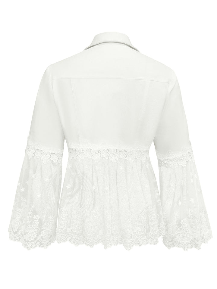 SUNNELACE | VESTE À PANNEAUX EN DENTELLE