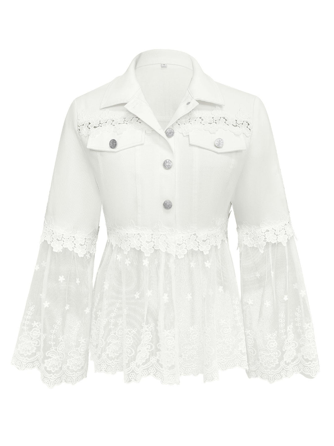 SUNNELACE | VESTE À PANNEAUX EN DENTELLE
