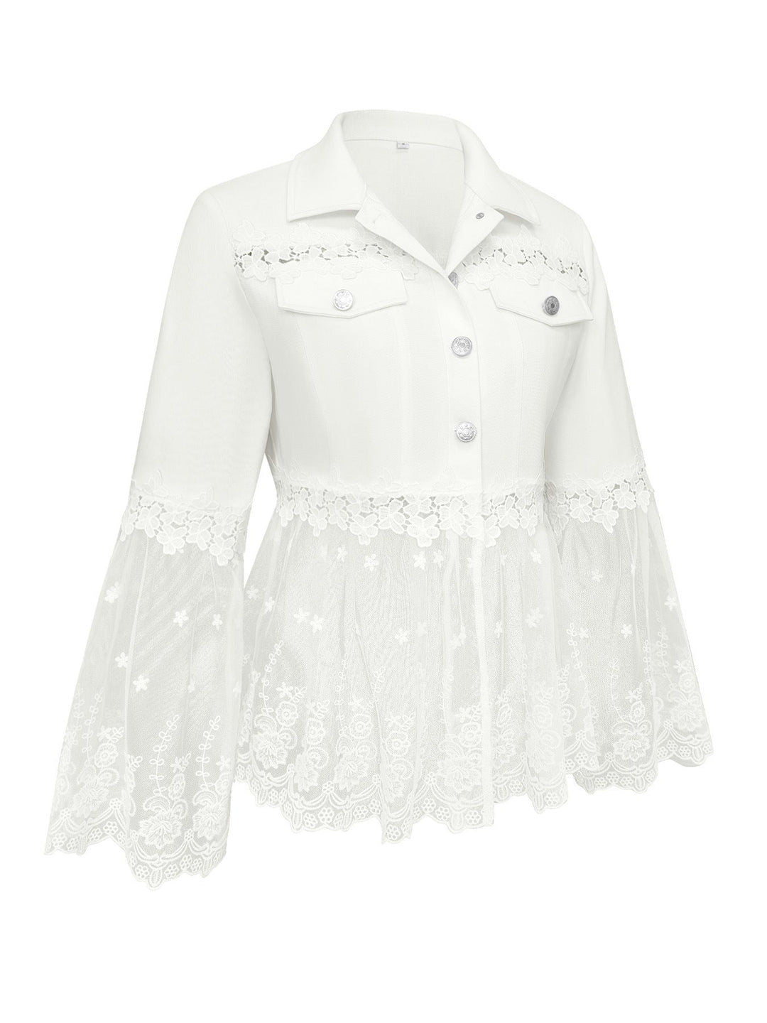 SUNNELACE | VESTE À PANNEAUX EN DENTELLE