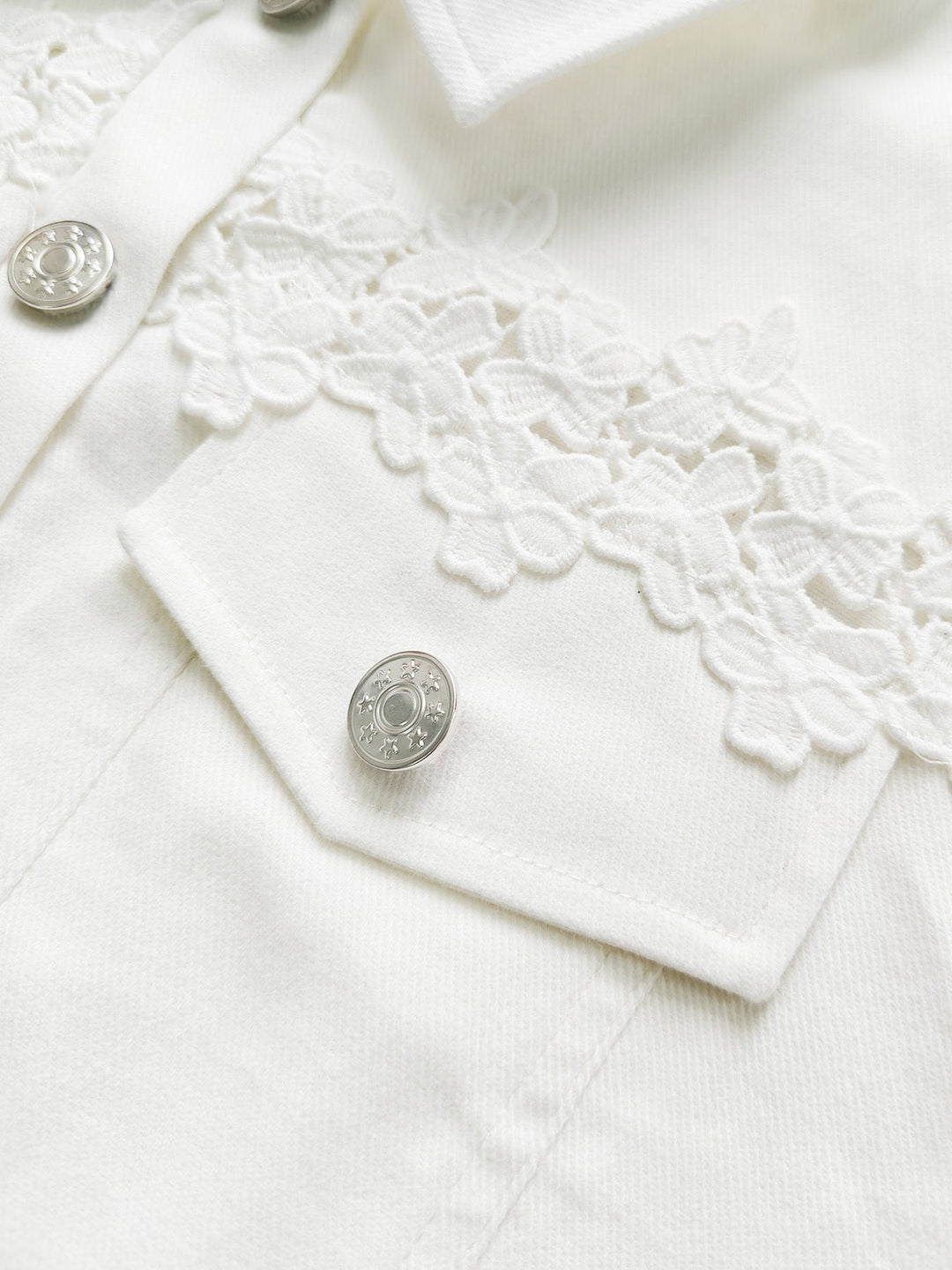 SUNNELACE | VESTE À PANNEAUX EN DENTELLE