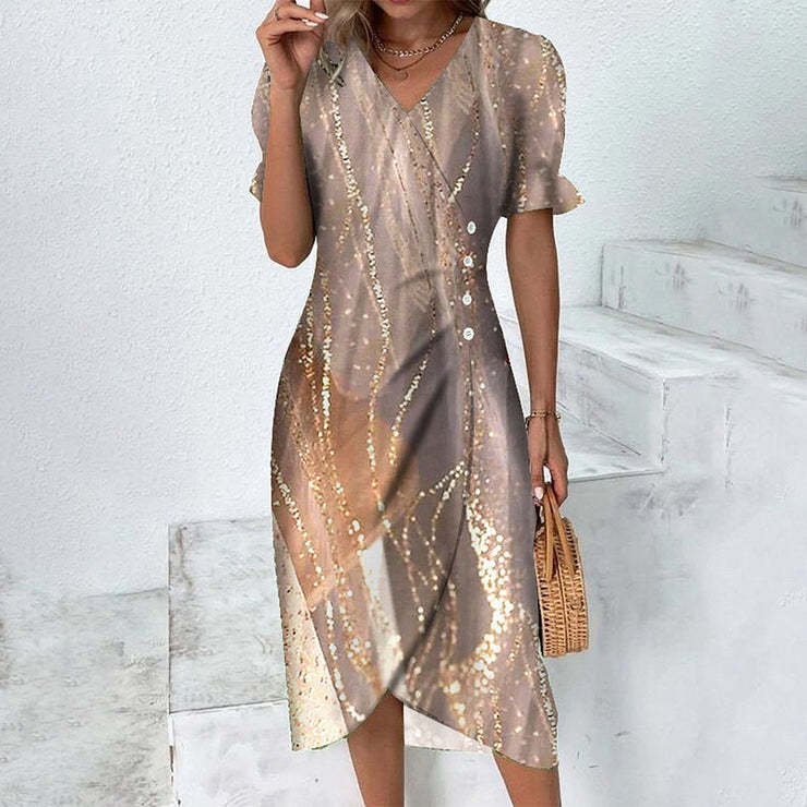 Rita | Robe portefeuille légère