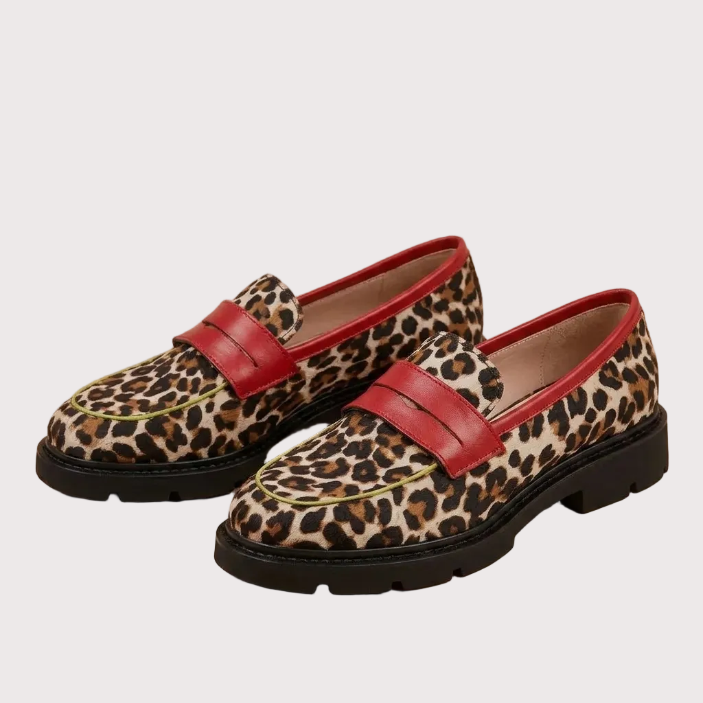 MARIANNE | MOCASSINS LÉOPARD SUÈDE
