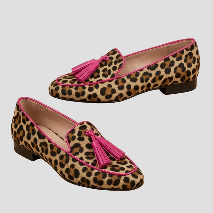 NIKOLETA | MOCASSINS À POMPONS