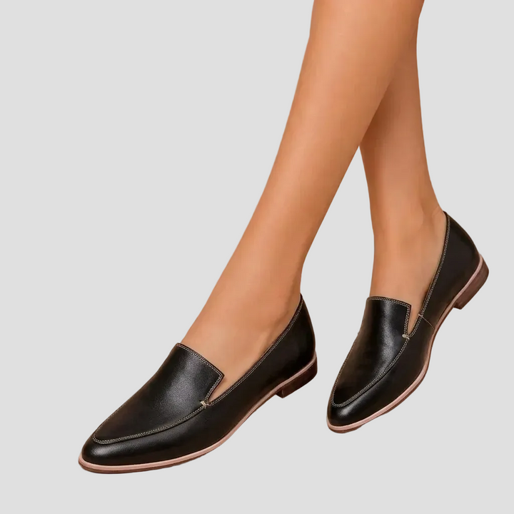 ZOFIA | MOCASSINS PATCHWORK NOIR