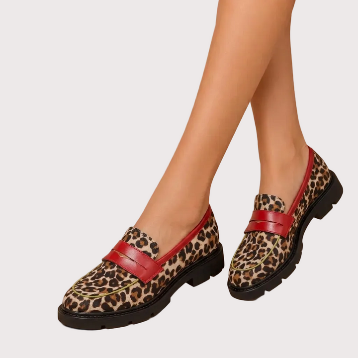 MARIANNE | MOCASSINS LÉOPARD SUÈDE