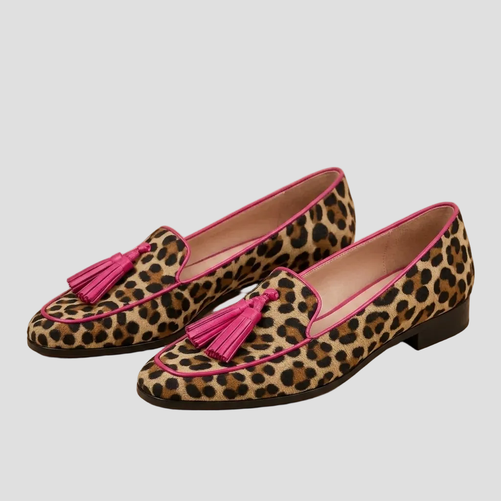 NIKOLETA | MOCASSINS À POMPONS