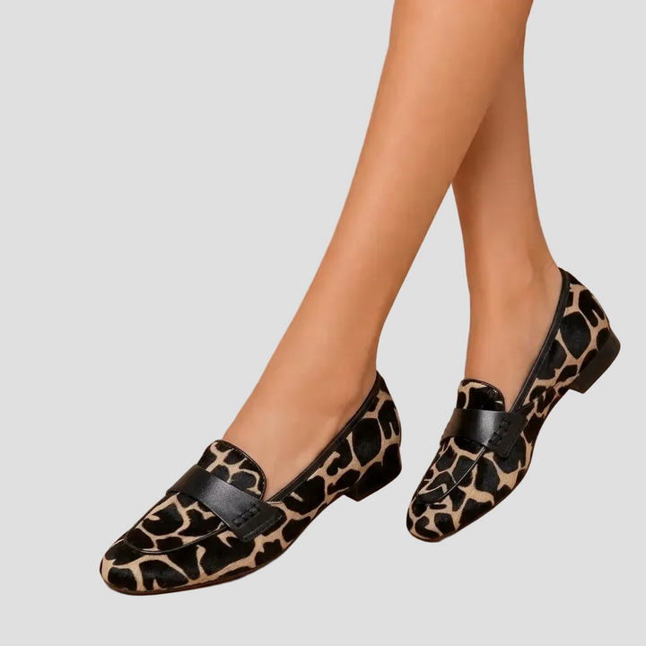 HÉLÈNE | MOCASSINS LÉOPARD