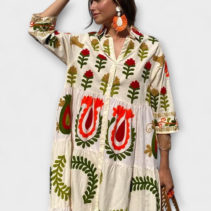 Diona - Gracieuse robe fleurie