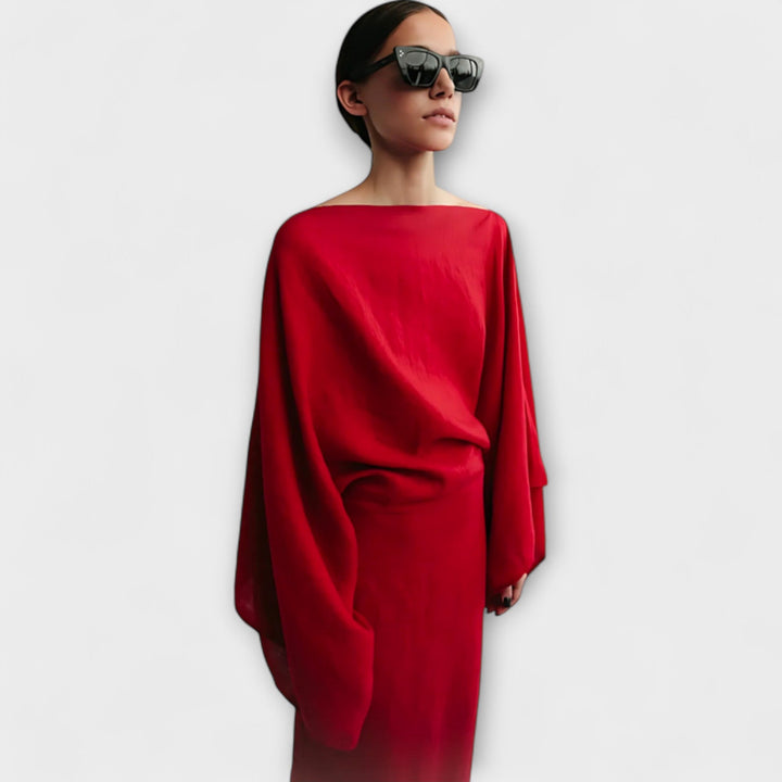 Dana | Robe kimono en lin et coton