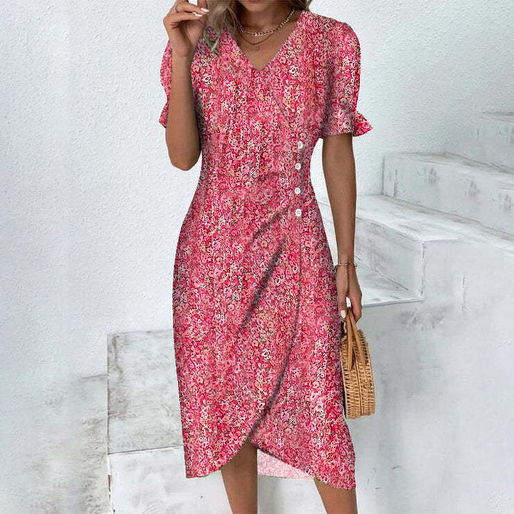 Rita | Robe portefeuille légère