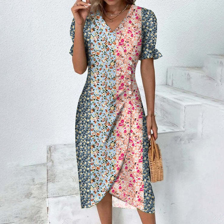 Rita | Robe portefeuille légère