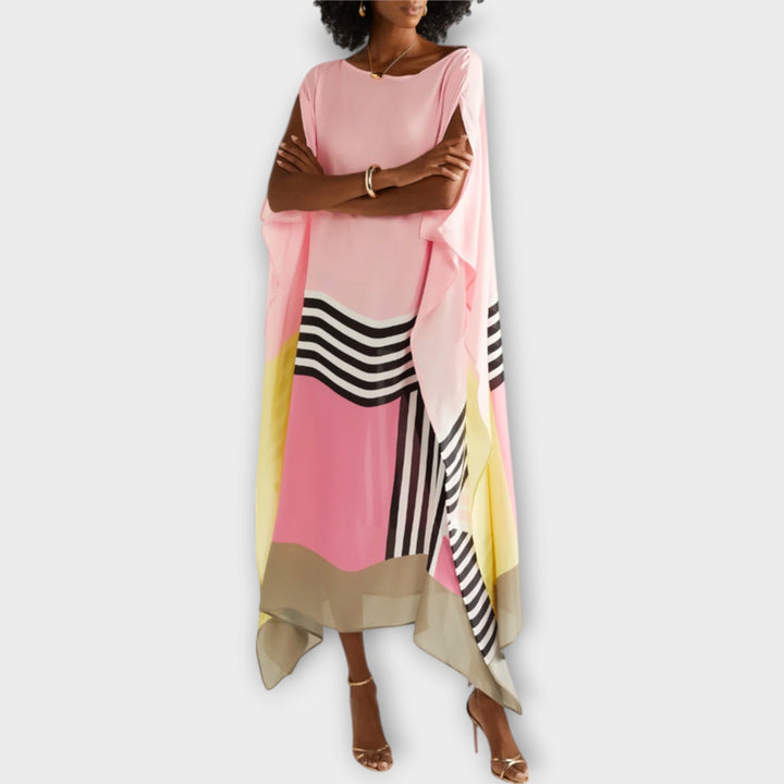 Elenora | Caftan géométrique ample