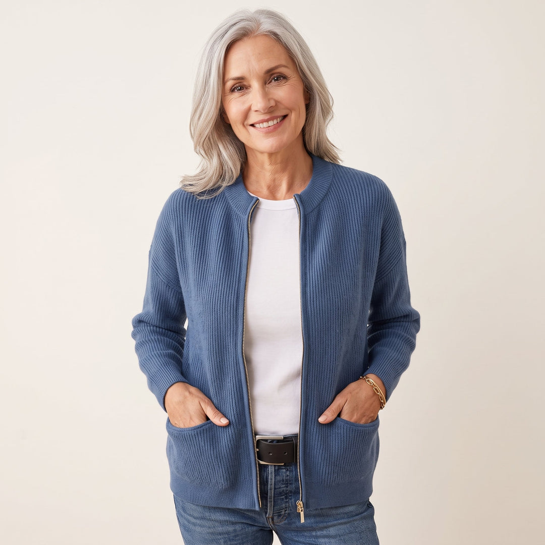 MARLENA | CARDIGAN TRICOTÉ INTEMPOREL