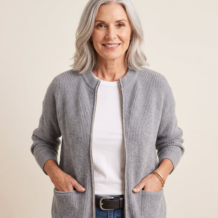 CLARISSE | CARDIGAN TRICOTÉ INTEMPOREL