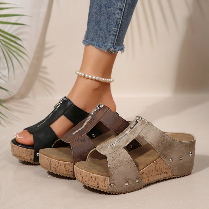 Chiara | Sandales compensées élégantes