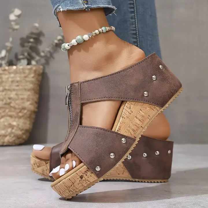 Chiara | Sandales compensées élégantes