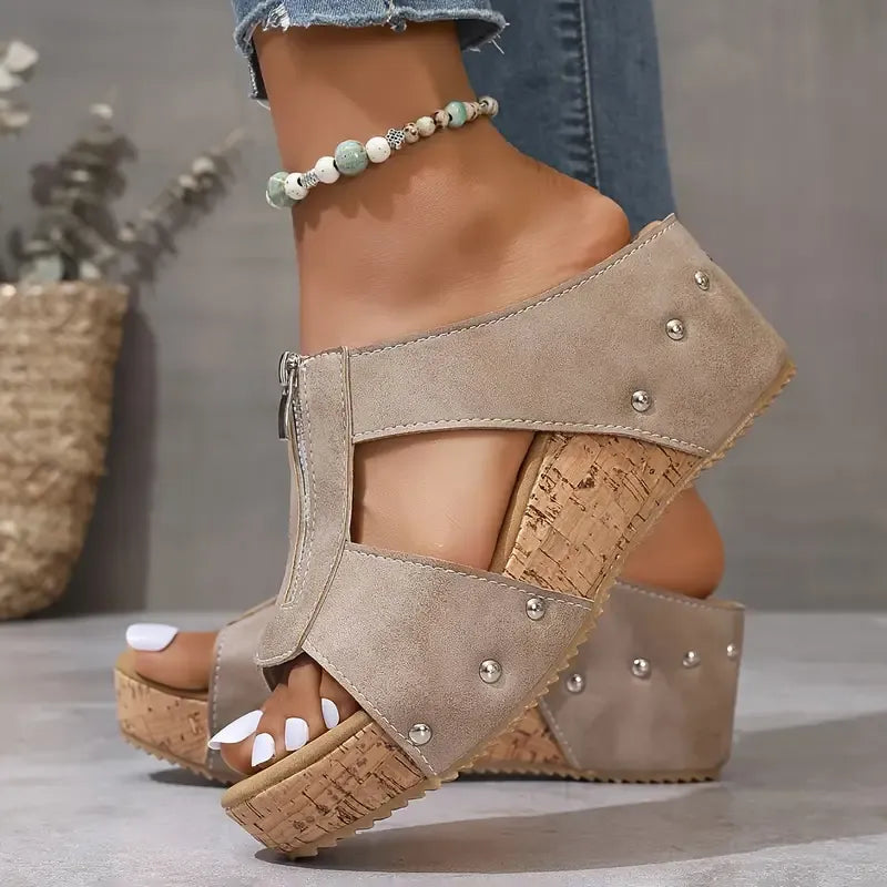 Chiara | Sandales compensées élégantes